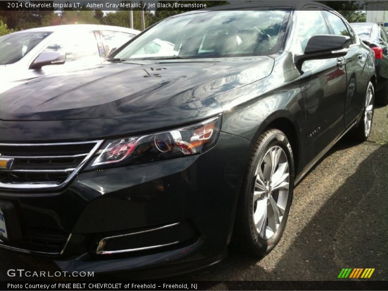 Ashen Gray Metallic / Jet Black/Brownstone 2014 Chevrolet Impala LT