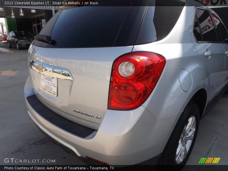 Silver Ice Metallic / Jet Black 2013 Chevrolet Equinox LT