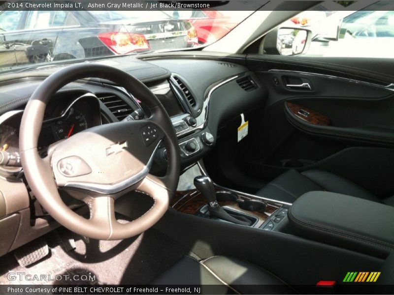 Ashen Gray Metallic / Jet Black/Brownstone 2014 Chevrolet Impala LT