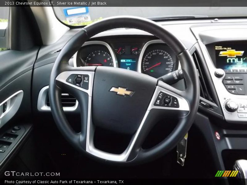 Silver Ice Metallic / Jet Black 2013 Chevrolet Equinox LT