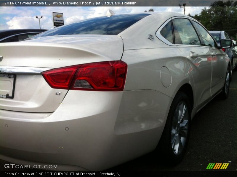 White Diamond Tricoat / Jet Black/Dark Titanium 2014 Chevrolet Impala LT