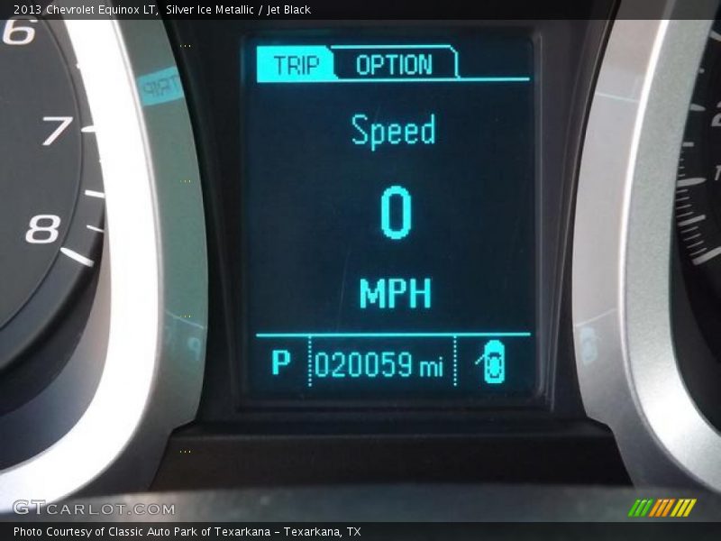 Silver Ice Metallic / Jet Black 2013 Chevrolet Equinox LT