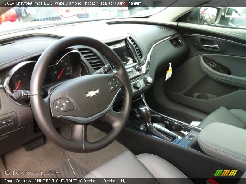 White Diamond Tricoat / Jet Black/Dark Titanium 2014 Chevrolet Impala LT