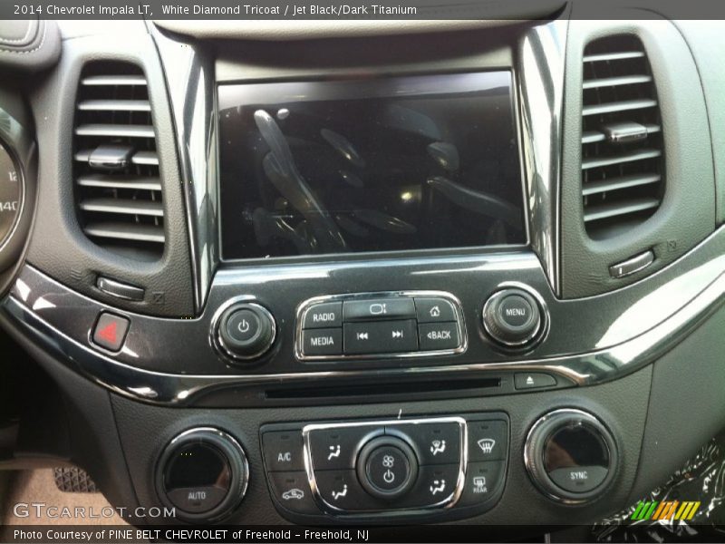 White Diamond Tricoat / Jet Black/Dark Titanium 2014 Chevrolet Impala LT