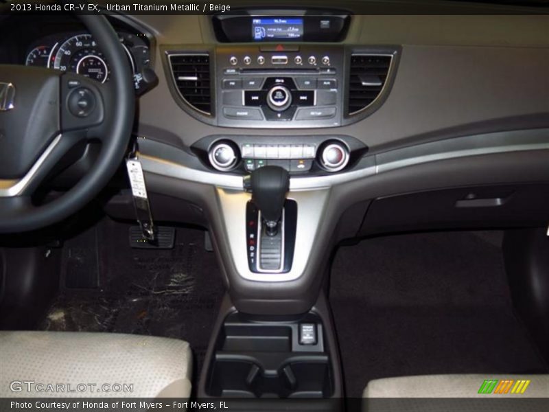 Urban Titanium Metallic / Beige 2013 Honda CR-V EX