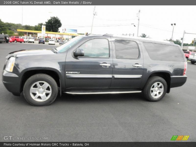Dark Slate Metallic / Ebony 2008 GMC Yukon XL Denali AWD