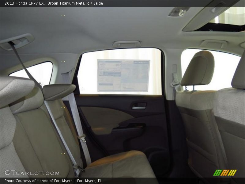 Urban Titanium Metallic / Beige 2013 Honda CR-V EX