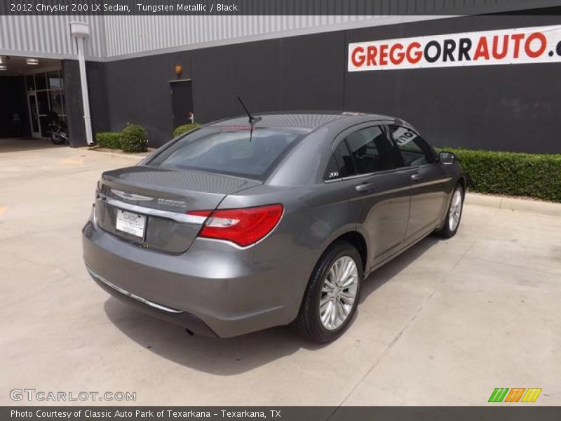 Tungsten Metallic / Black 2012 Chrysler 200 LX Sedan