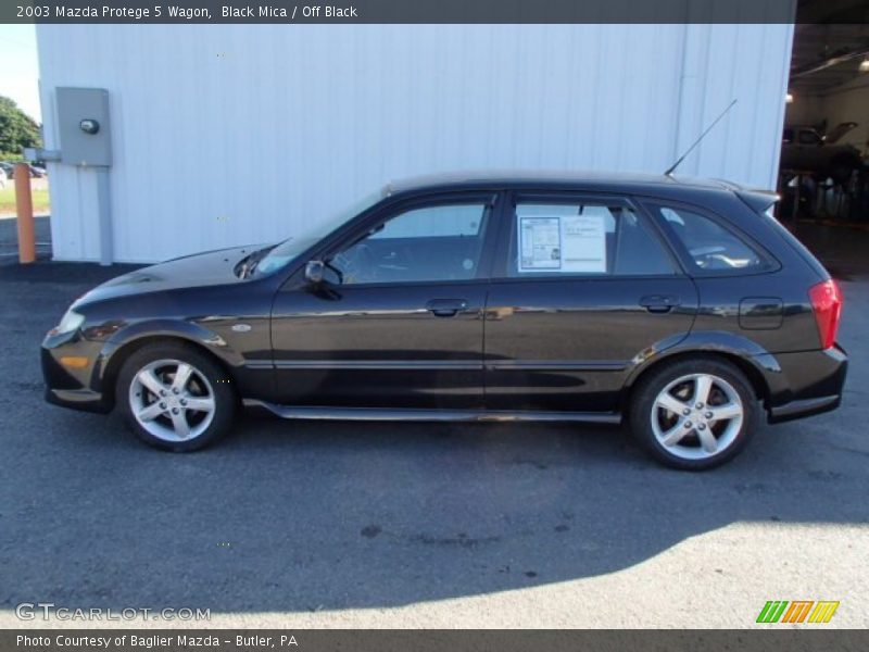 Black Mica / Off Black 2003 Mazda Protege 5 Wagon