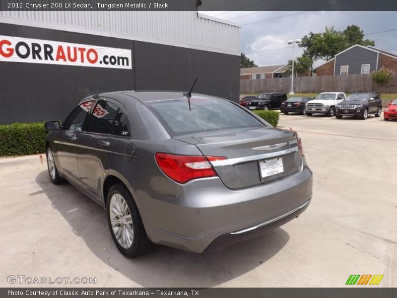 Tungsten Metallic / Black 2012 Chrysler 200 LX Sedan