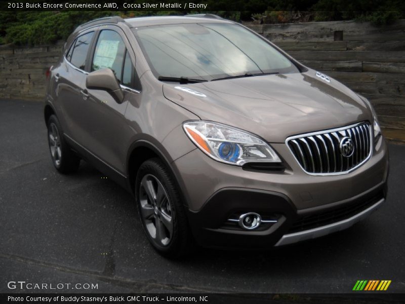 Cocoa Silver Metallic / Ebony 2013 Buick Encore Convenience AWD