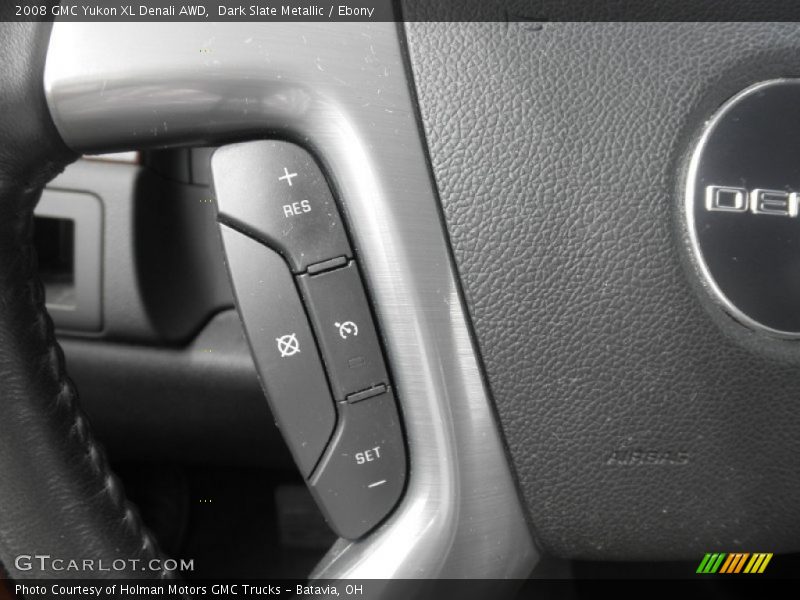 Dark Slate Metallic / Ebony 2008 GMC Yukon XL Denali AWD