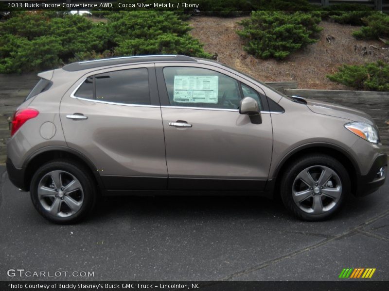 Cocoa Silver Metallic / Ebony 2013 Buick Encore Convenience AWD