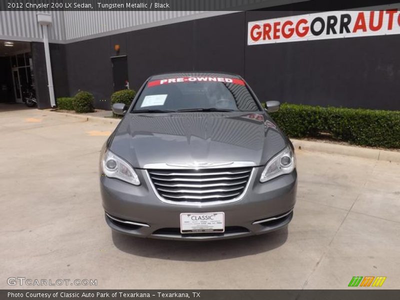 Tungsten Metallic / Black 2012 Chrysler 200 LX Sedan