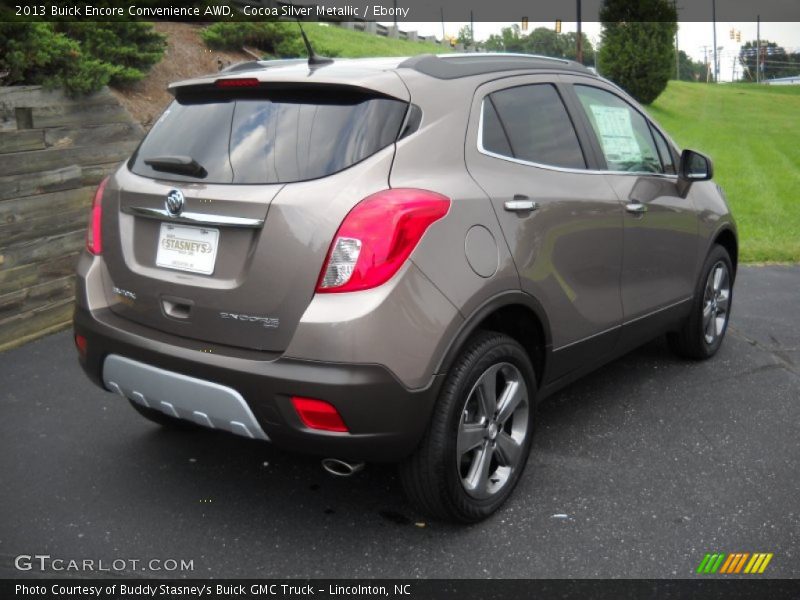 Cocoa Silver Metallic / Ebony 2013 Buick Encore Convenience AWD