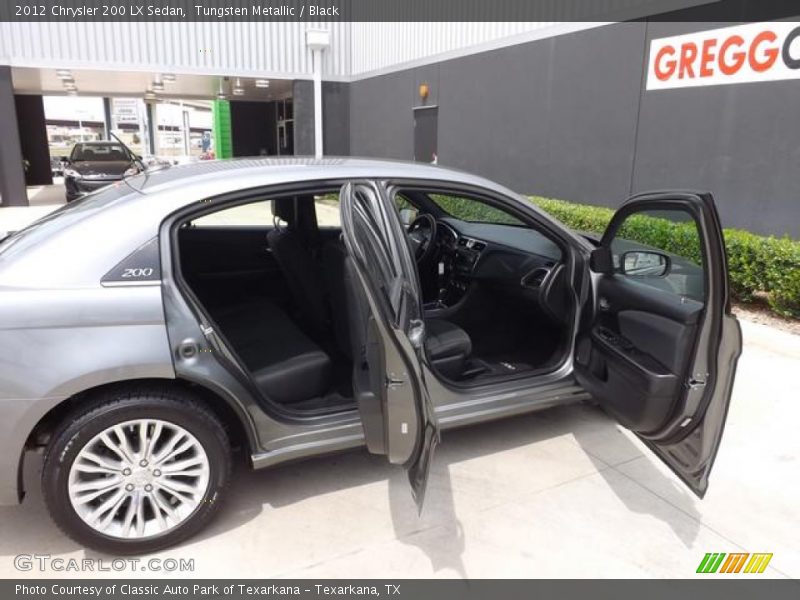Tungsten Metallic / Black 2012 Chrysler 200 LX Sedan