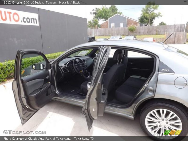 Tungsten Metallic / Black 2012 Chrysler 200 LX Sedan