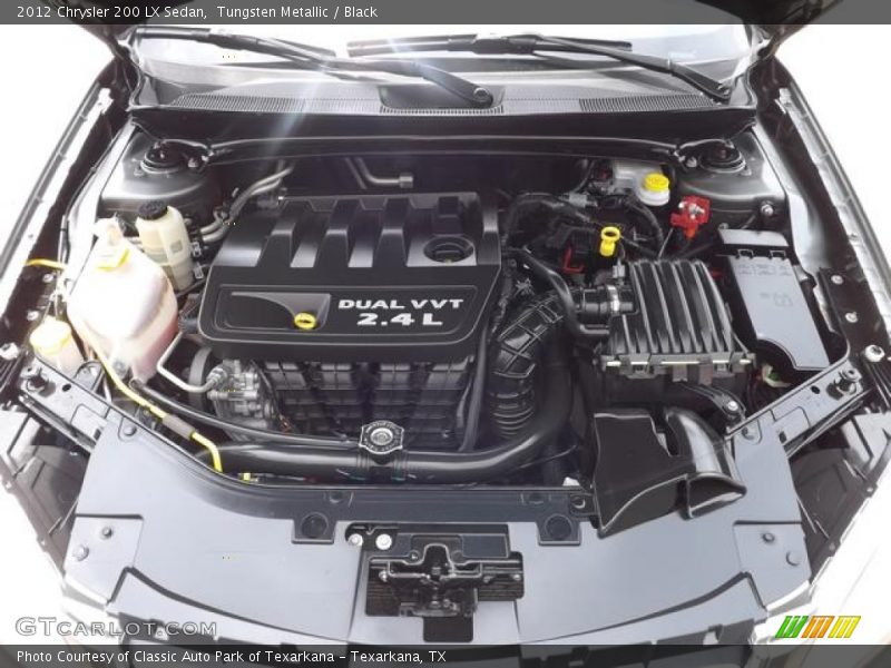 Tungsten Metallic / Black 2012 Chrysler 200 LX Sedan