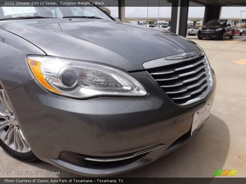 Tungsten Metallic / Black 2012 Chrysler 200 LX Sedan