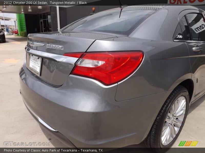 Tungsten Metallic / Black 2012 Chrysler 200 LX Sedan