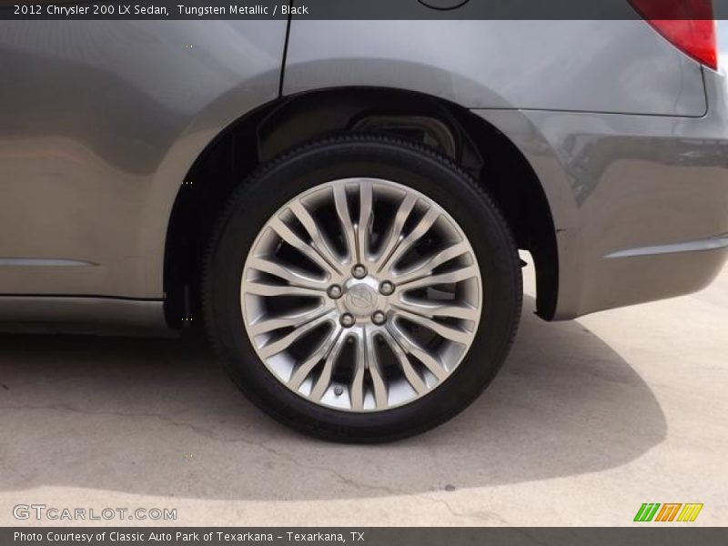Tungsten Metallic / Black 2012 Chrysler 200 LX Sedan