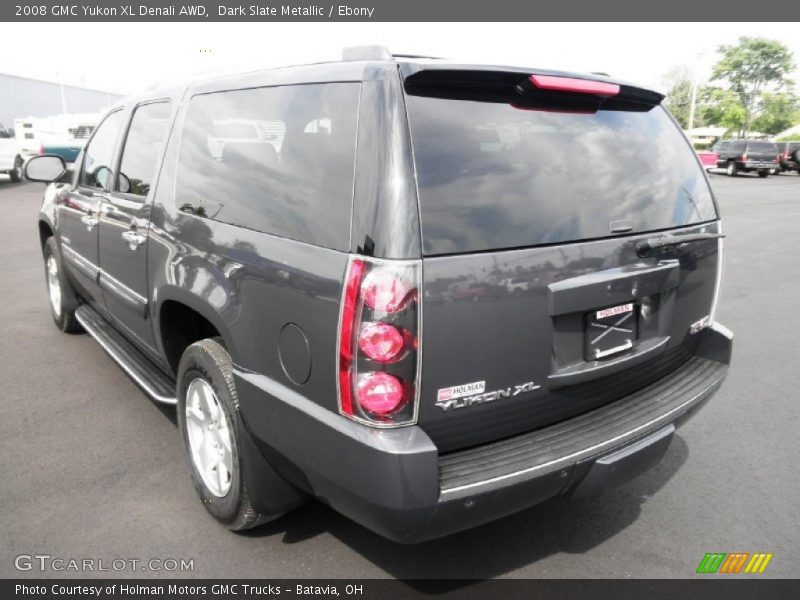 Dark Slate Metallic / Ebony 2008 GMC Yukon XL Denali AWD