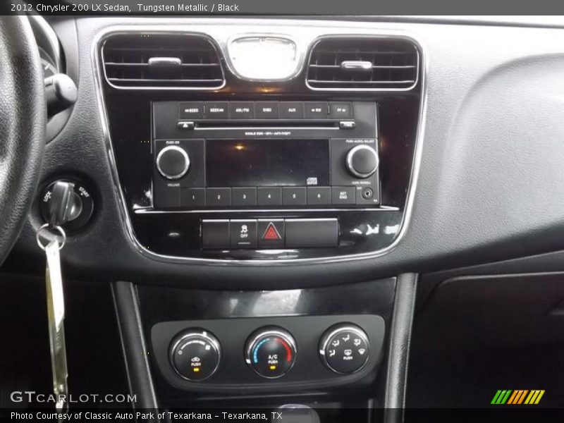 Tungsten Metallic / Black 2012 Chrysler 200 LX Sedan