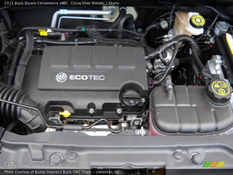  2013 Encore Convenience AWD Engine - 1.4 Liter ECOTEC Turbocharged DOHC 16-Valve VVT 4 Cylinder