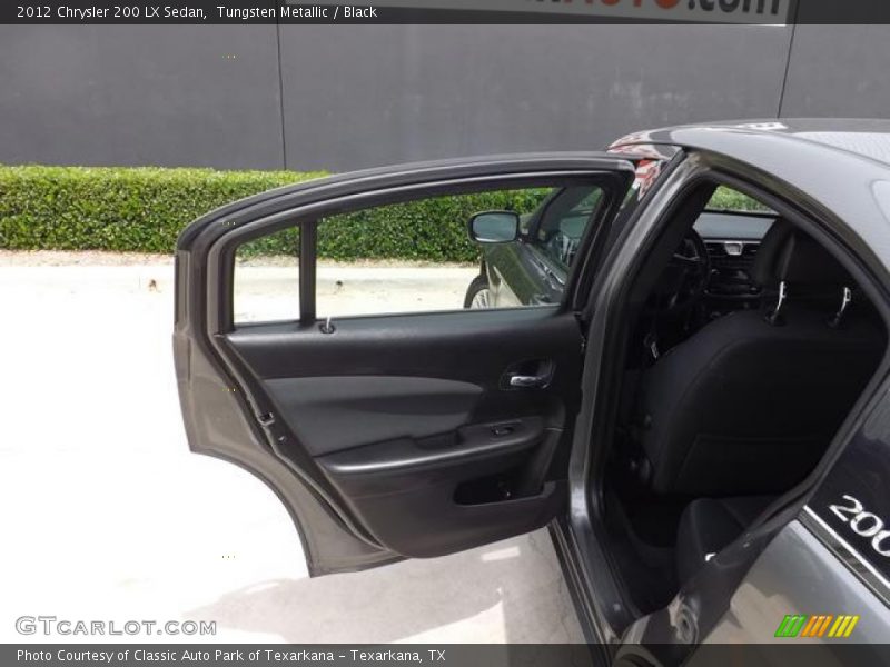 Tungsten Metallic / Black 2012 Chrysler 200 LX Sedan