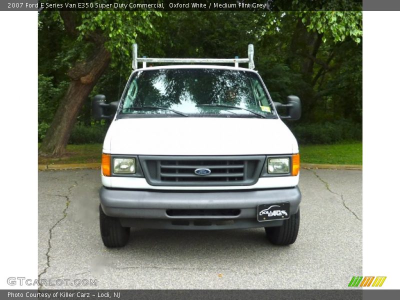 Oxford White / Medium Flint Grey 2007 Ford E Series Van E350 Super Duty Commercial