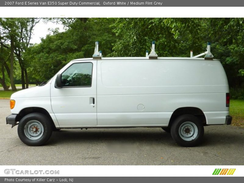 Oxford White / Medium Flint Grey 2007 Ford E Series Van E350 Super Duty Commercial