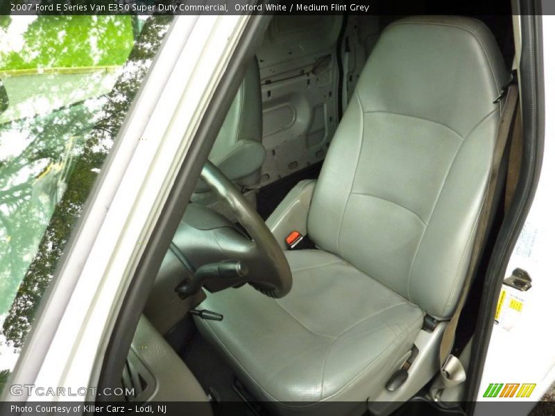 Oxford White / Medium Flint Grey 2007 Ford E Series Van E350 Super Duty Commercial