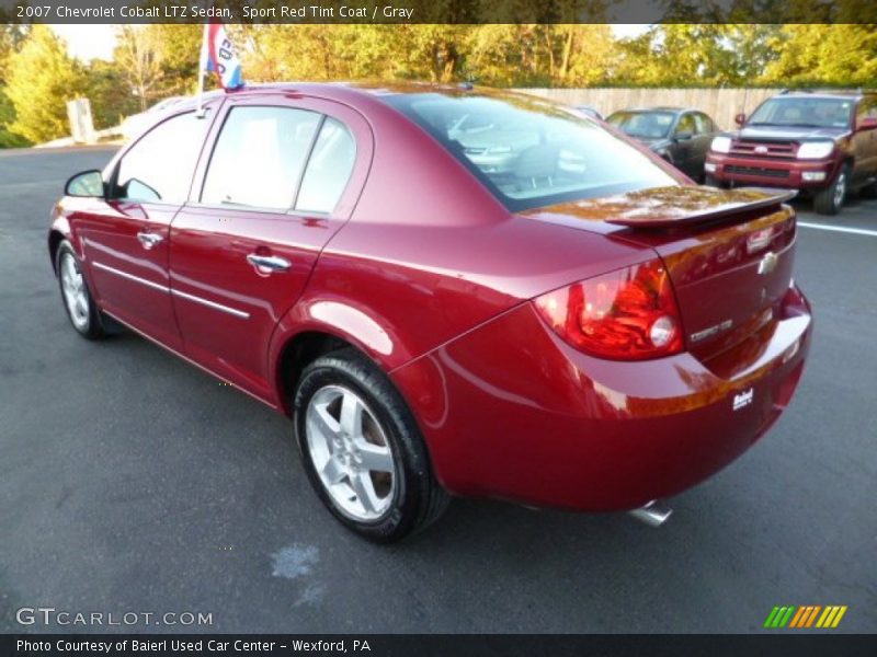 Sport Red Tint Coat / Gray 2007 Chevrolet Cobalt LTZ Sedan