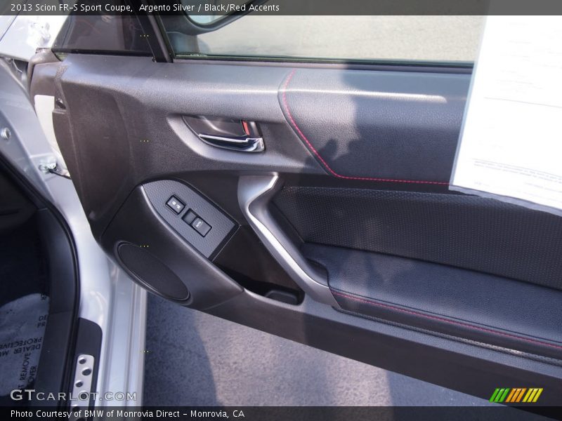 Argento Silver / Black/Red Accents 2013 Scion FR-S Sport Coupe
