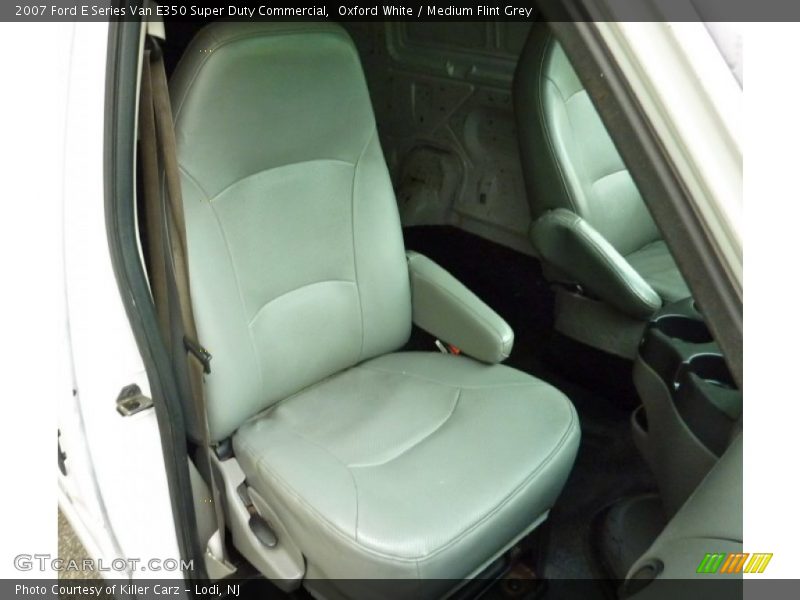 Oxford White / Medium Flint Grey 2007 Ford E Series Van E350 Super Duty Commercial