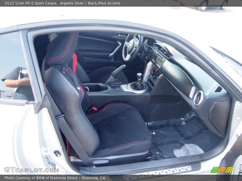 Argento Silver / Black/Red Accents 2013 Scion FR-S Sport Coupe