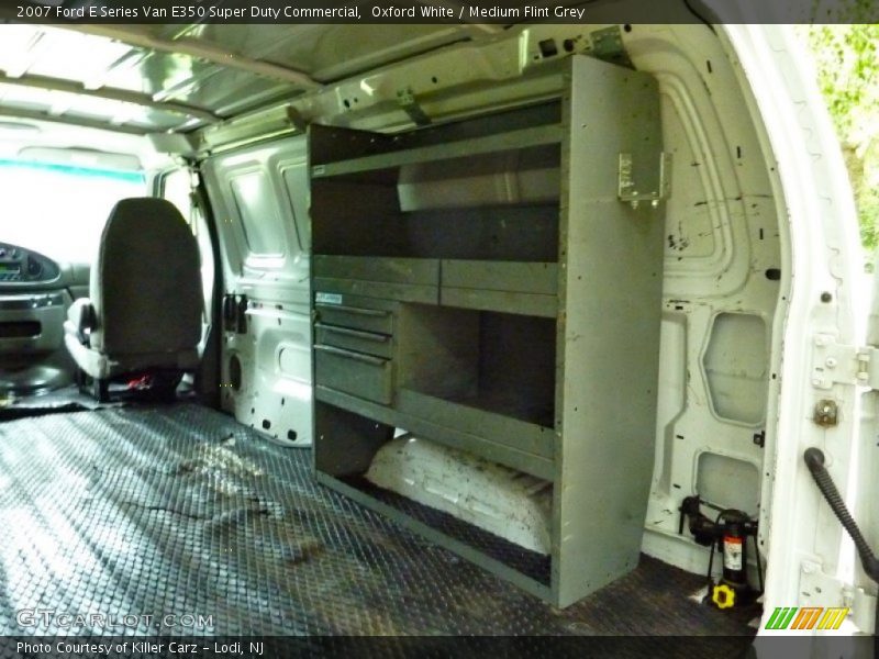 Oxford White / Medium Flint Grey 2007 Ford E Series Van E350 Super Duty Commercial