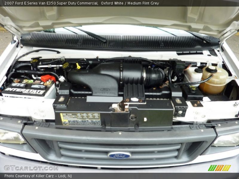 Oxford White / Medium Flint Grey 2007 Ford E Series Van E350 Super Duty Commercial