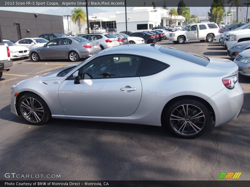 Argento Silver / Black/Red Accents 2013 Scion FR-S Sport Coupe