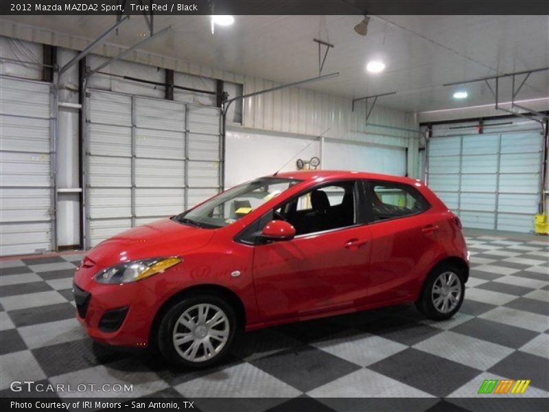 True Red / Black 2012 Mazda MAZDA2 Sport
