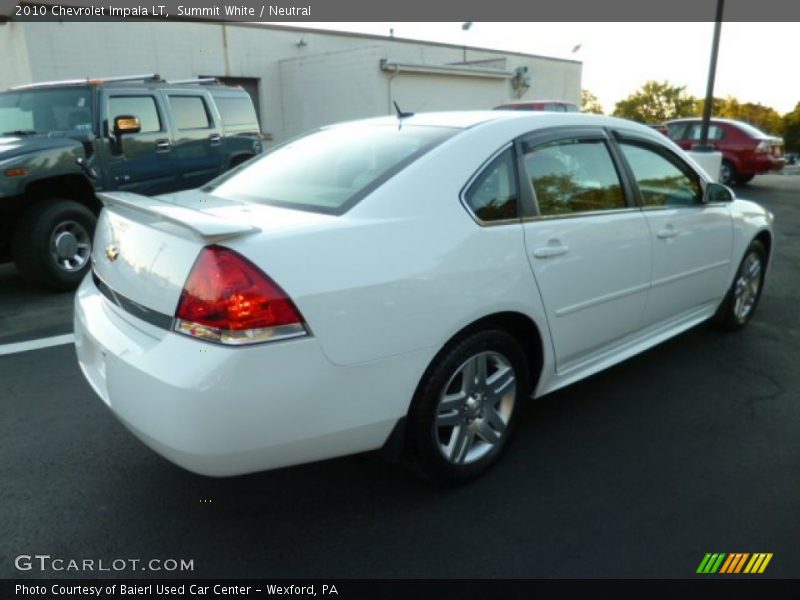 Summit White / Neutral 2010 Chevrolet Impala LT