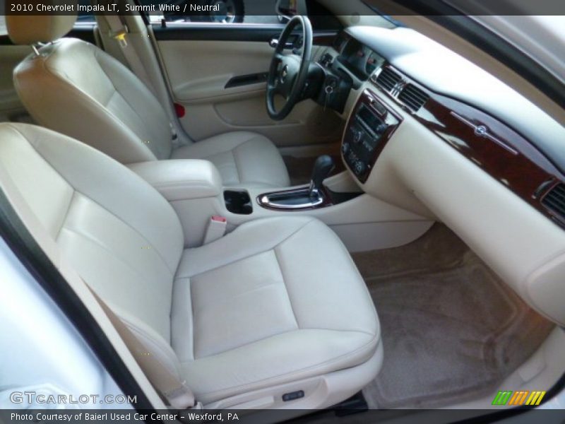 Summit White / Neutral 2010 Chevrolet Impala LT