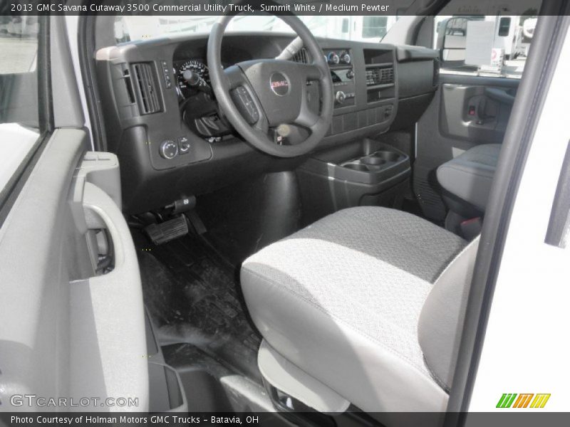Medium Pewter Interior - 2013 Savana Cutaway 3500 Commercial Utility Truck 