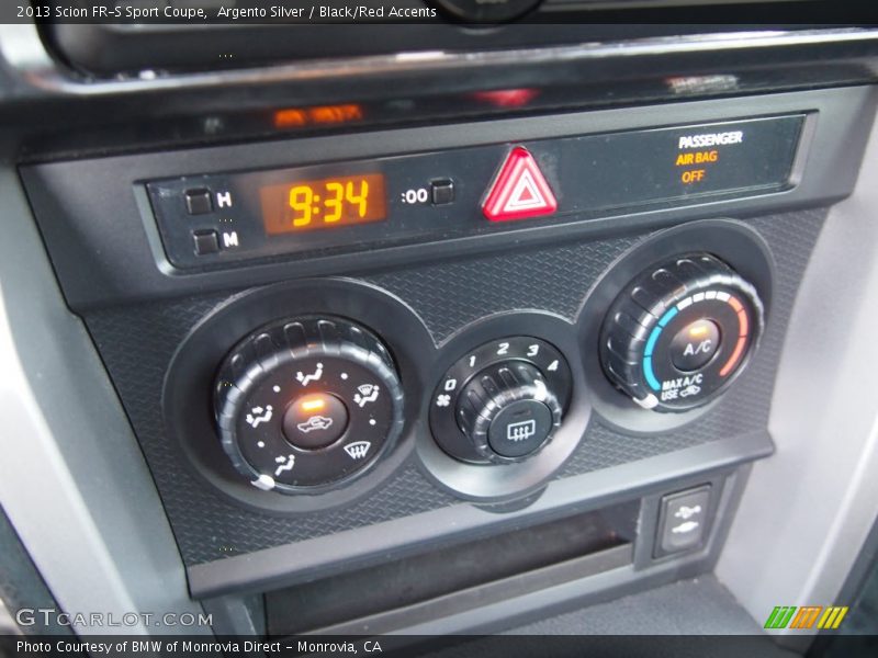 Argento Silver / Black/Red Accents 2013 Scion FR-S Sport Coupe