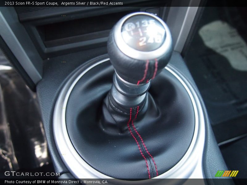 Argento Silver / Black/Red Accents 2013 Scion FR-S Sport Coupe