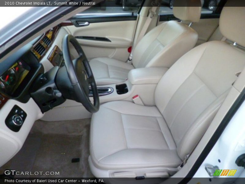 Summit White / Neutral 2010 Chevrolet Impala LT