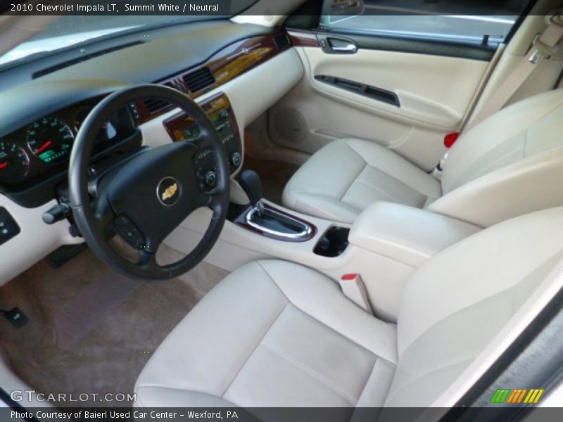 Summit White / Neutral 2010 Chevrolet Impala LT