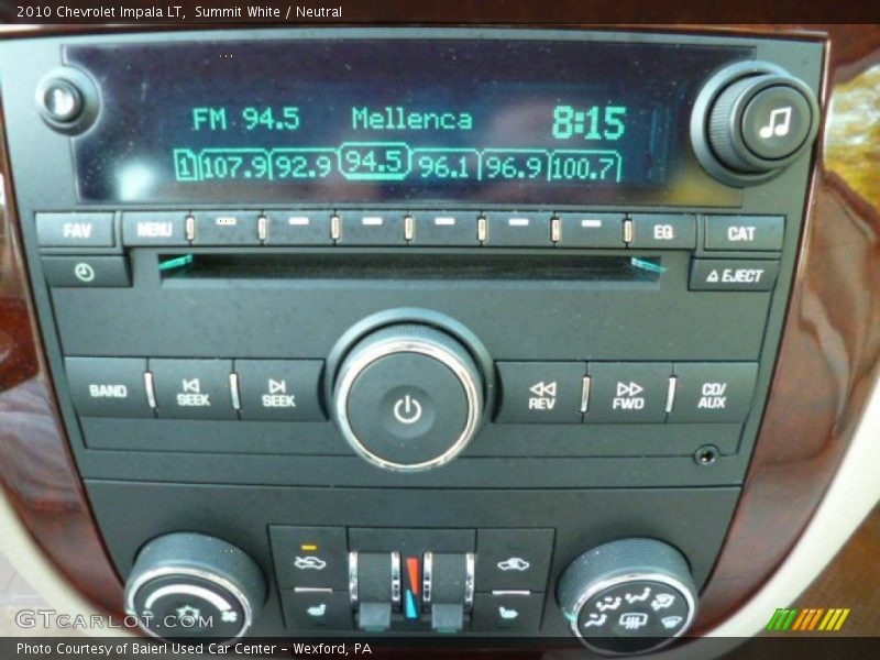 Summit White / Neutral 2010 Chevrolet Impala LT