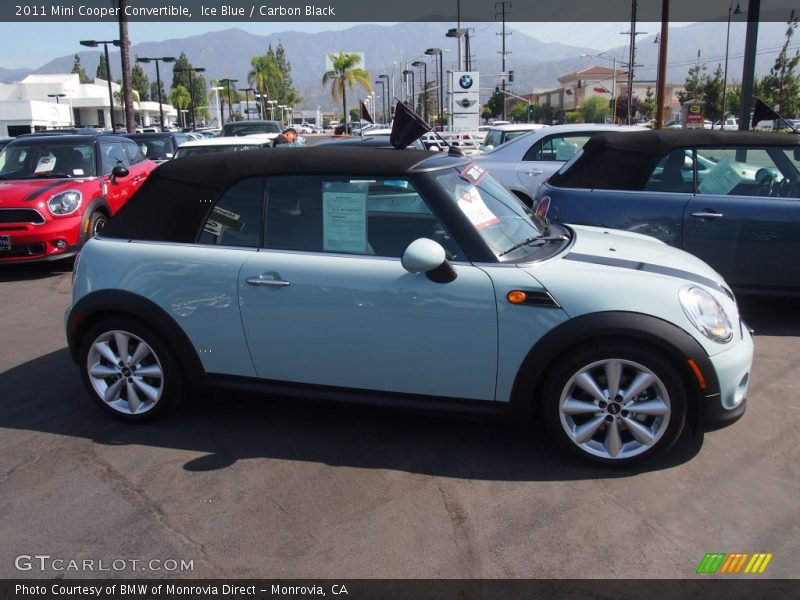 Ice Blue / Carbon Black 2011 Mini Cooper Convertible