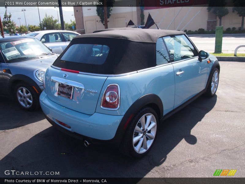 Ice Blue / Carbon Black 2011 Mini Cooper Convertible